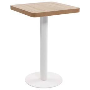 Vidaxl bistrotafel 50x50 cm mdf lichtbruin