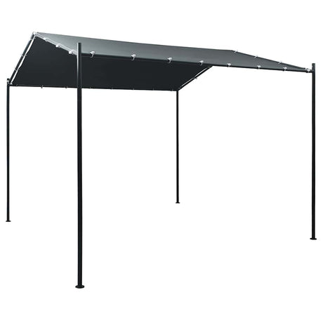 Vidaxl prieel 3x3 m staal antraciet
