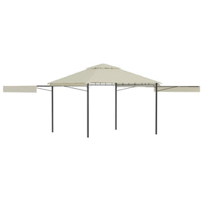 VIDAXL ARBOR z rozszerzonymi dachami 180 g m² 3x3x2,75 m krem