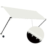 Vidaxl luifel rozszerzony z LED 250x150 cm krem