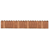 Vidaxl Gazonrand 120 cm Impregnated Pine Wood Brown