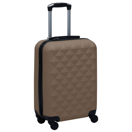 Vidaxl twarda walizka Abs Brown