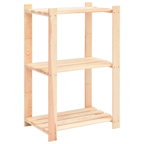 Regały magazynowe Vidaxx 3-warstwowe 5 szt. 60x38x90 cm lite drewno sosnowe 150 kg