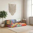 Vidaxl bankkussen pallet stof patchwork meerkleurig