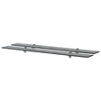 Vidaxl schappen zwevend 2 st 100x10 cm 8 mm glas