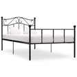 Vidaxl bedframe metaal zwart 90x200 cm