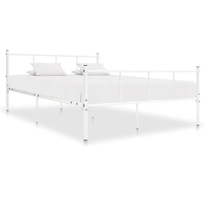 Vidaxl bedframe metaal wit 120x200 cm