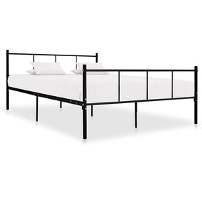 Vidaxl bedframe metaal zwart 140x200 cm