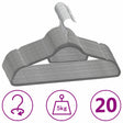 20-częściowy wieszak na odzież Vidaxl