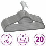 20-częściowy wieszak na odzież Vidaxl
