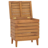 Vidaxl wasmand 40x30x45 cm massief teakhout