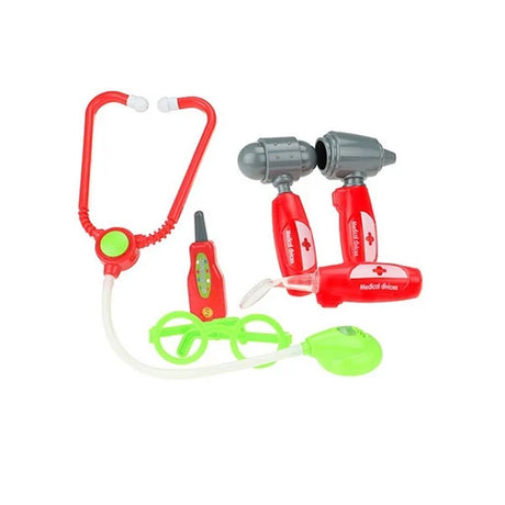 Zestaw lekarski Toi-toys ze stetoskopem, 8 sztuk.