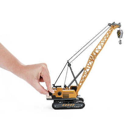 Toi-toys metalowy dźwig z gąsienicami 1:55 - pojazd zabawkowy dla dzieci od 3 lat