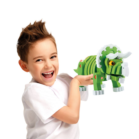 Puzzle rzemieślnicze Toi-zabawki tricera junior 25,8 cm zielone, 59 elementów