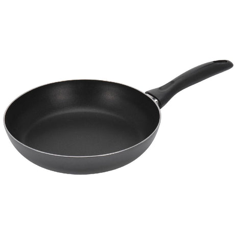 Doskonała patelnia aluminiowa do użytku domowego 28 cm czarna