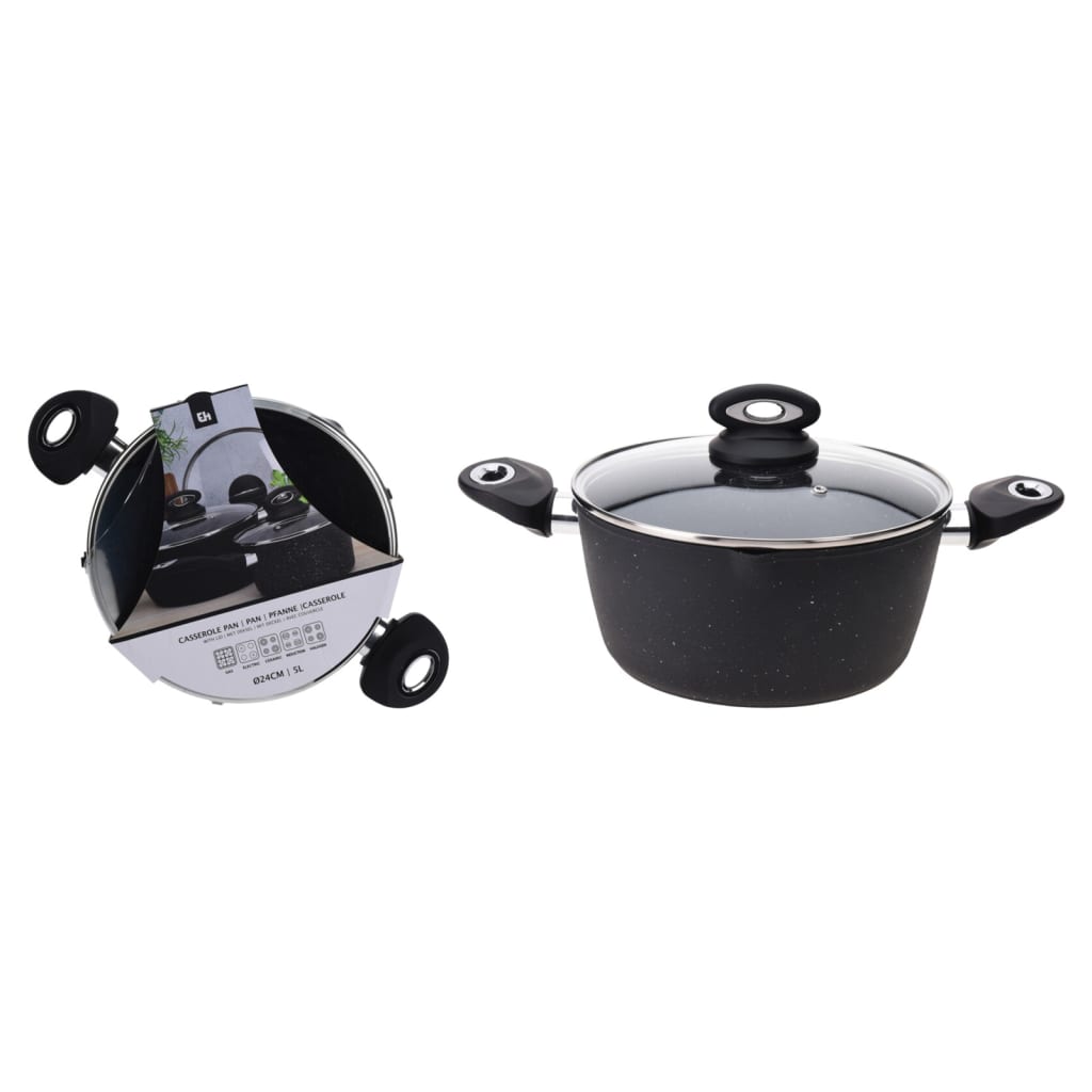 Doskonały Braadpan z Lid 24 cm kute aluminium