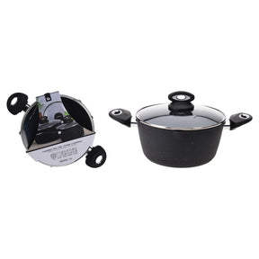 Doskonały Braadpan z Lid 24 cm kute aluminium