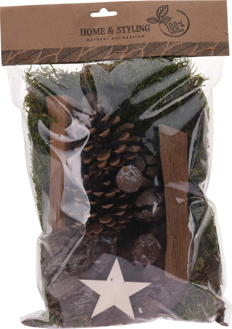 Bez marki Świąteczna mieszanka potpourri 150 gramów naturalna | 4 sztuki