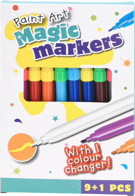 Magiczne pisaki zmieniające kolor, 10 szt.