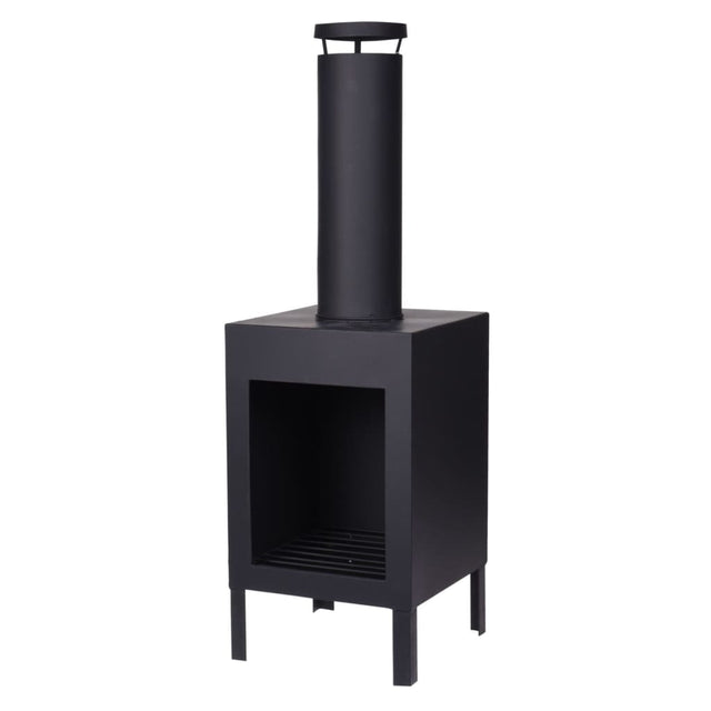 Kominek progarden z kominem 100 cm czarny