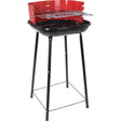 Grill półotwarty 41 cm czerwono-czarny