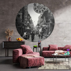 Wallart Wallart Wallow Circle Hong The Old Days 142,5 cm