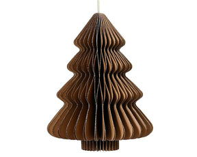 Decoris boom papier bruin 20cm