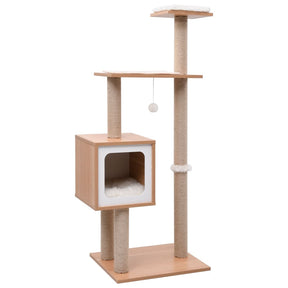 Vidaxl Cat Scrating -Post z Sisal Krabmat 123 cm