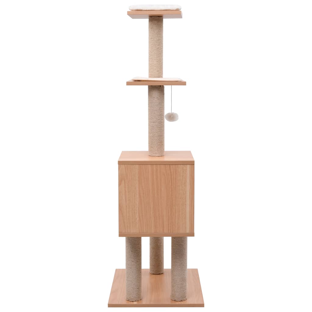 Vidaxl Cat Scrating -Post z Sisal Krabmat 123 cm