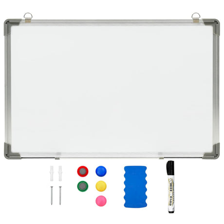 Vidaxl tablica magnetyczna 50x35 cm stalowa biała