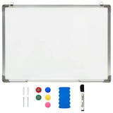 Vidaxl Whiteboard Magnetic 70x50 cm stalowa biała