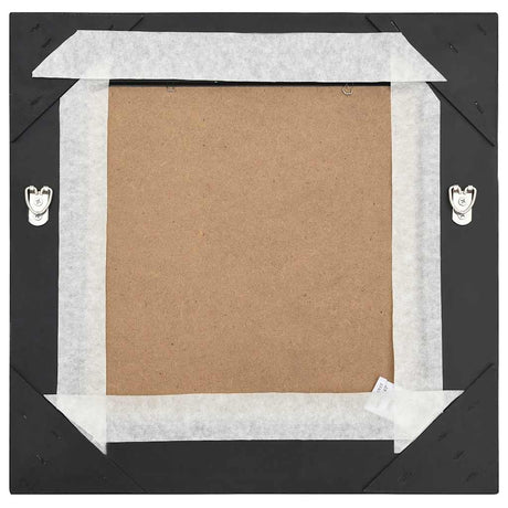 Vidaxl Wall Mirror Baroque Style 40x40 cm czarny
