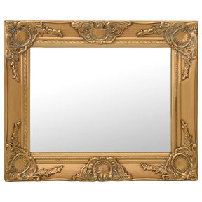 Vidaxl Wall Mirror Baroque Style 50x40 cm złota