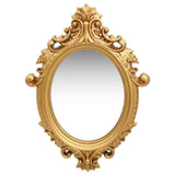 Vidaxl Wall Mirror Castle Style 56x76 cm złota
