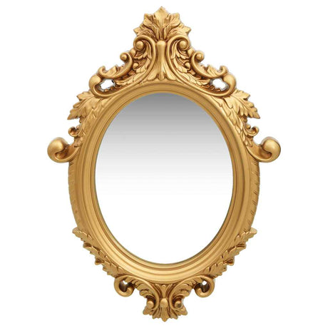 Vidaxl Wall Mirror Castle Style 56x76 cm złota