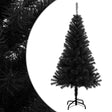 Vidaxl kunstkerstboom ze standardowym 150 cm PVC czarny