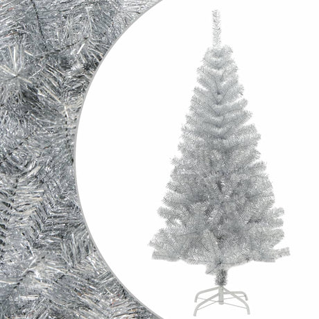 Vidaxl kunstkerstboom ze standardowym srebrnym kolorem 150 cm