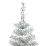 Vidaxl kunstkerstboom ze standardowym srebrnym kolorem 150 cm