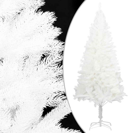 Vidaxl kunstkerstboom z realistycznymi igłami 240 cm biały
