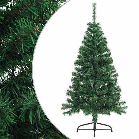 Vidaxl kunstkerstboom ze standardową połową 150 cm pvc zielony