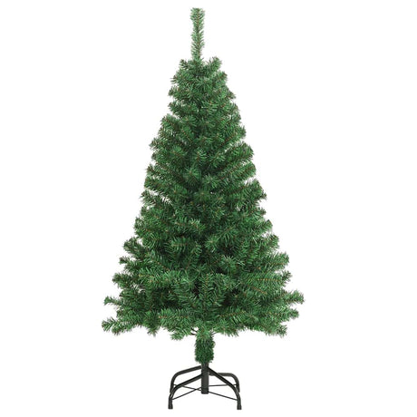 Vidaxl kunstkerstboom z grubymi gałęzami 150 cm PVC zielony