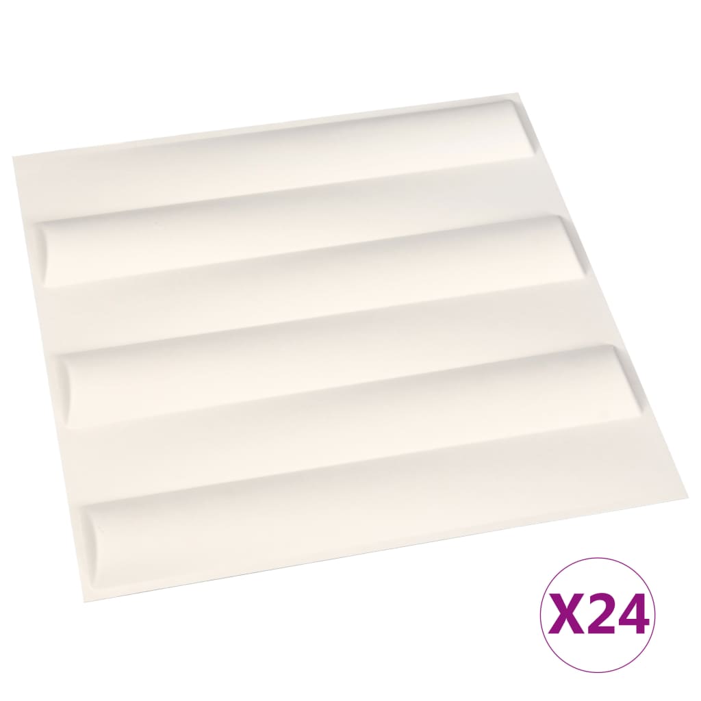 Panele ścienne Vidaxxl 24 szt. 3d 6 m² 0,5x0,5 m