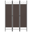 Vidaxl kamerscherm met 3 panelen 120x180 cm bruin