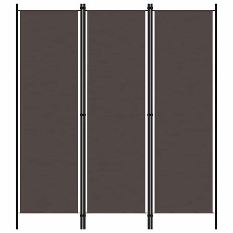 Vidaxl kamerscherm met 3 panelen 150x180 cm bruin