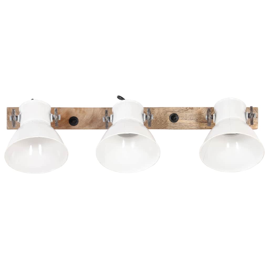 Vidaxl lampa ścienna przemysłowy E27 65x25 cm biały