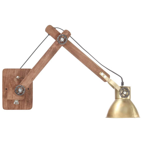 Lampa ścienna Vidaxl Industrial wokół E27 -mosiądzu