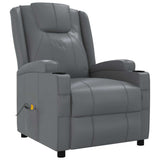 Vidaxl massagestoel kunstleer antracietkleurig
