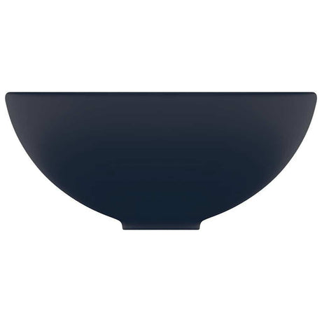 Vidaxl Washbasin Run 32.5x14 cm ceramiczna mata z ciemnoniebieski