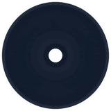Vidaxl Washbasin Run 32.5x14 cm ceramiczna mata z ciemnoniebieski