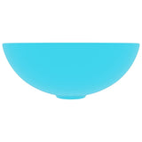 Vidaxl Washbasin okrągły ceramiczny jasnozielony